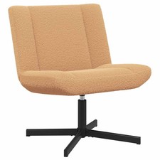 Chaise pivotante Peau de mouton Moderne Fauteuil Salon luxe en cuir vidaXL vidaX