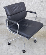 fauteuil bureau cuir soft pad EA 208? charles EAMES edit VITRA alu desk chair