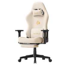 Fauteuil Gaming Ergonomique avec Repose-Pieds – Confort Premium